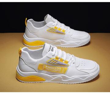 Hot Sell Fashion Shoes Breathable Sail White Yellow WGYW802213