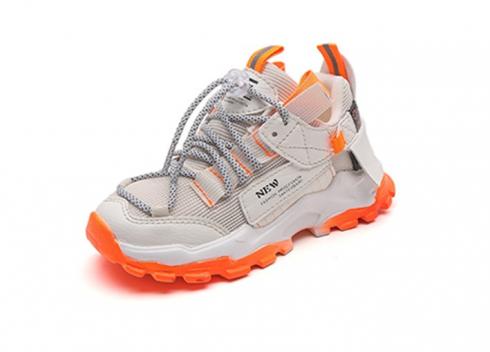 Breathable Running Shoes HXT210614 Grey Orange